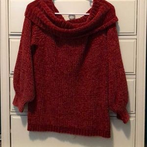 Off the shoulder sweater